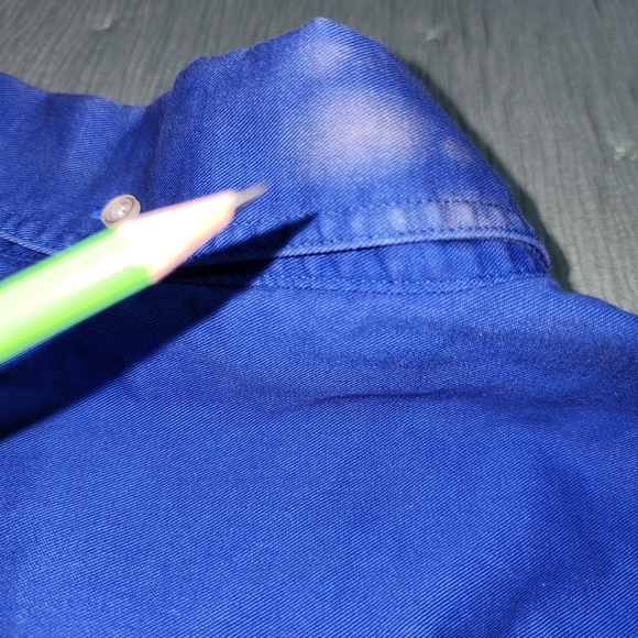 Drysdales Men's Button-Up Shirt Blue Size XXLT Long Sleeve 100% Cotton - Picture 6 of 8